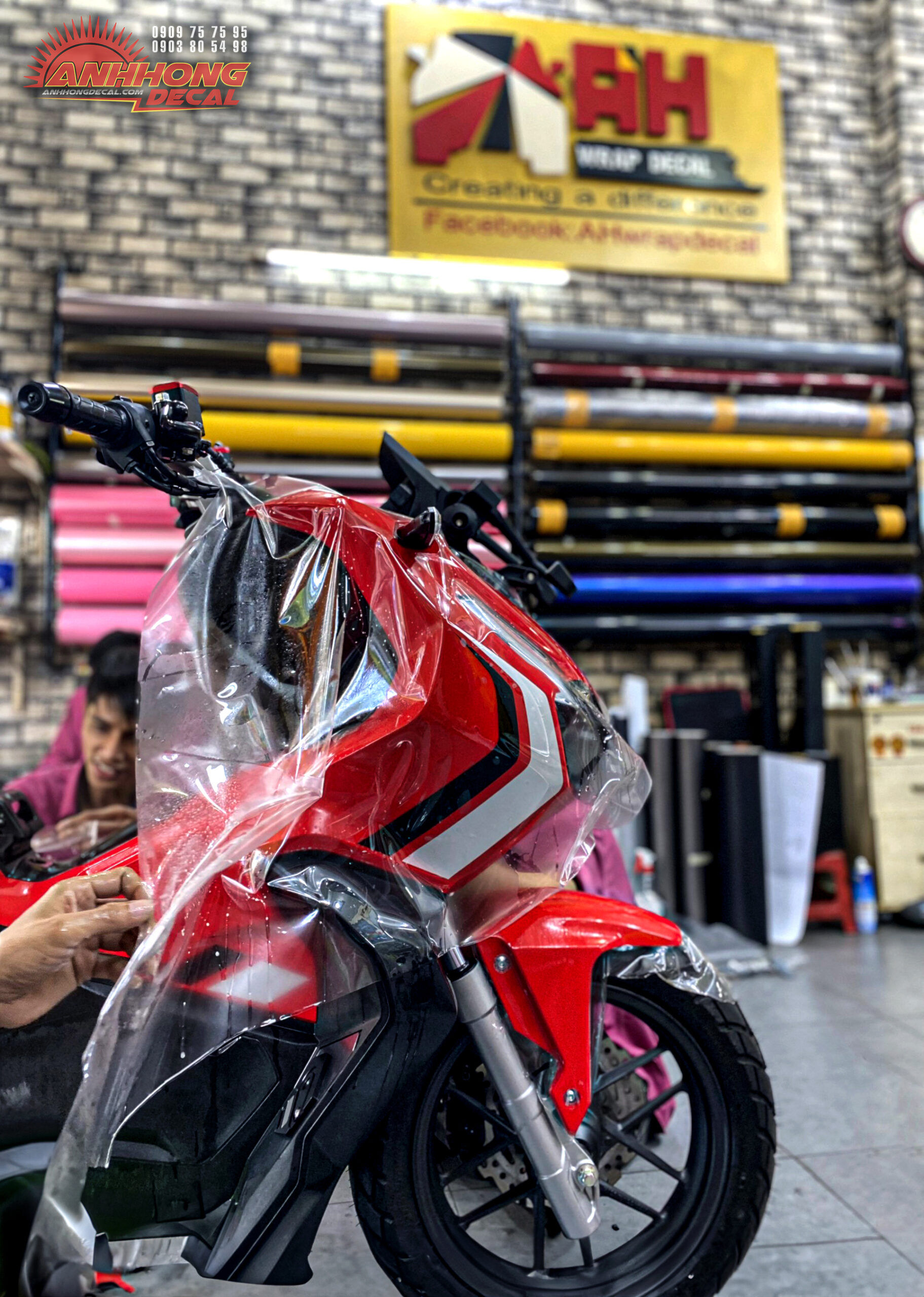 Honda ADV150 PPF TPU DOPON Cao Cấp - AH DECAL